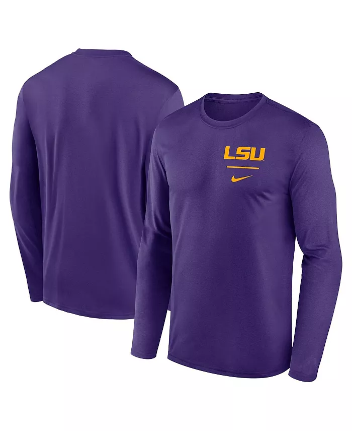 Мужская фиолетовая футболка с длинным рукавом LSU Tigers Primary Stack Legend Nike
Мужская фиолетовая футболка с длинным рукавом LSU Tigers Primary Stack Legend Nike