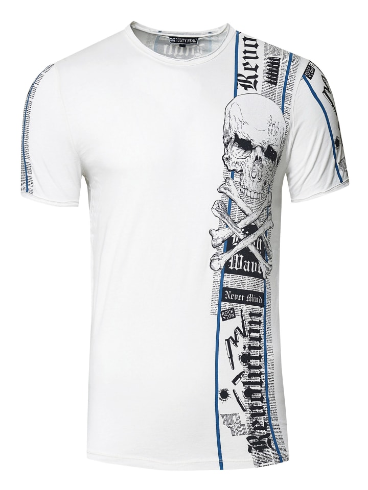 Футболка байкера с принтом спереди и сзади белого цвета Rusty Neal, Белый, Футболка байкера с принтом спереди и сзади белого цвета Rusty Neal
Футболка байкера с принтом спереди и сзади белого цвета Rusty Neal, Белый, Футболка байкера с принтом спереди и сзади белого цвета Rusty Neal