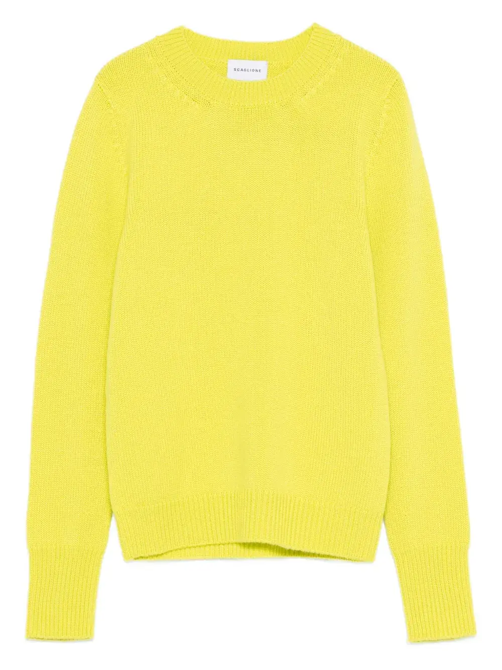 Свитер из шерсти мериноса с круглым вырезом SCAGLIONE, желтый
Свитер из шерсти мериноса с круглым вырезом SCAGLIONE, желтый