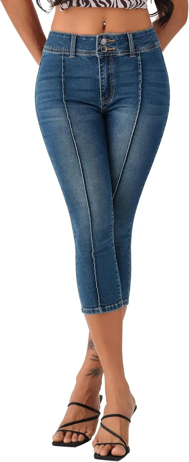 Roswear женские капри джинсы Mid Rise Skinny с передним швом
Roswear женские капри джинсы Mid Rise Skinny с передним швом