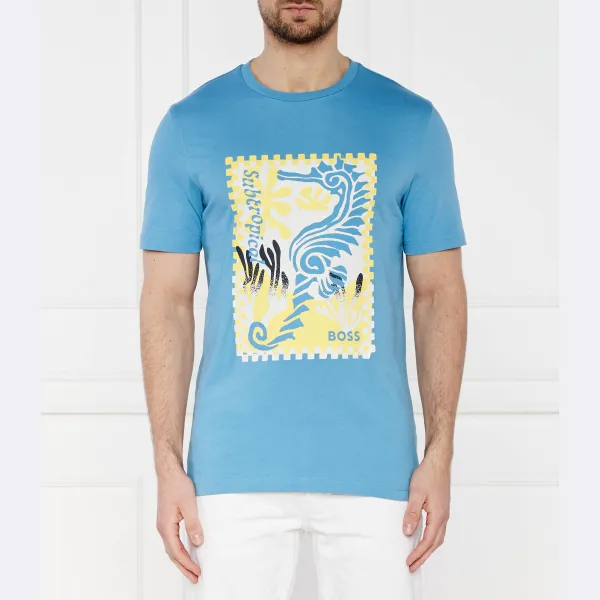 Футболка стандартного кроя Boss, синий
Футболка стандартного кроя Boss, синий