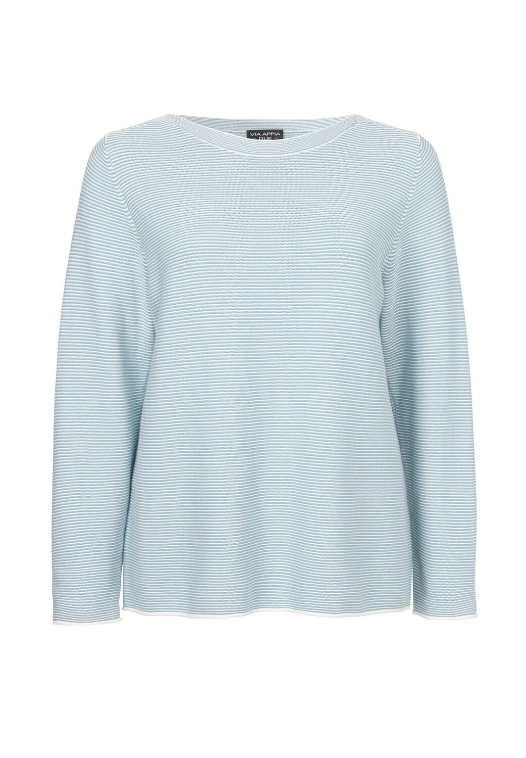 Пуловер Нежный свитер с полосатым узором по всей поверхности VIA APPIA -DUE-, цвет T_rkis / Ecru
Пуловер Нежный свитер с полосатым узором по всей поверхности VIA APPIA -DUE-, цвет T_rkis / Ecru