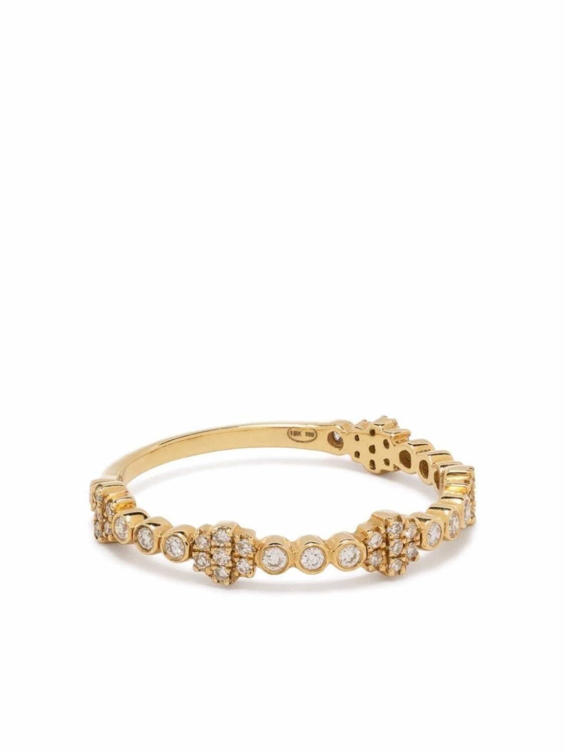 Кольцо Accumulation из желтого золота с бриллиантами Djula, золотой