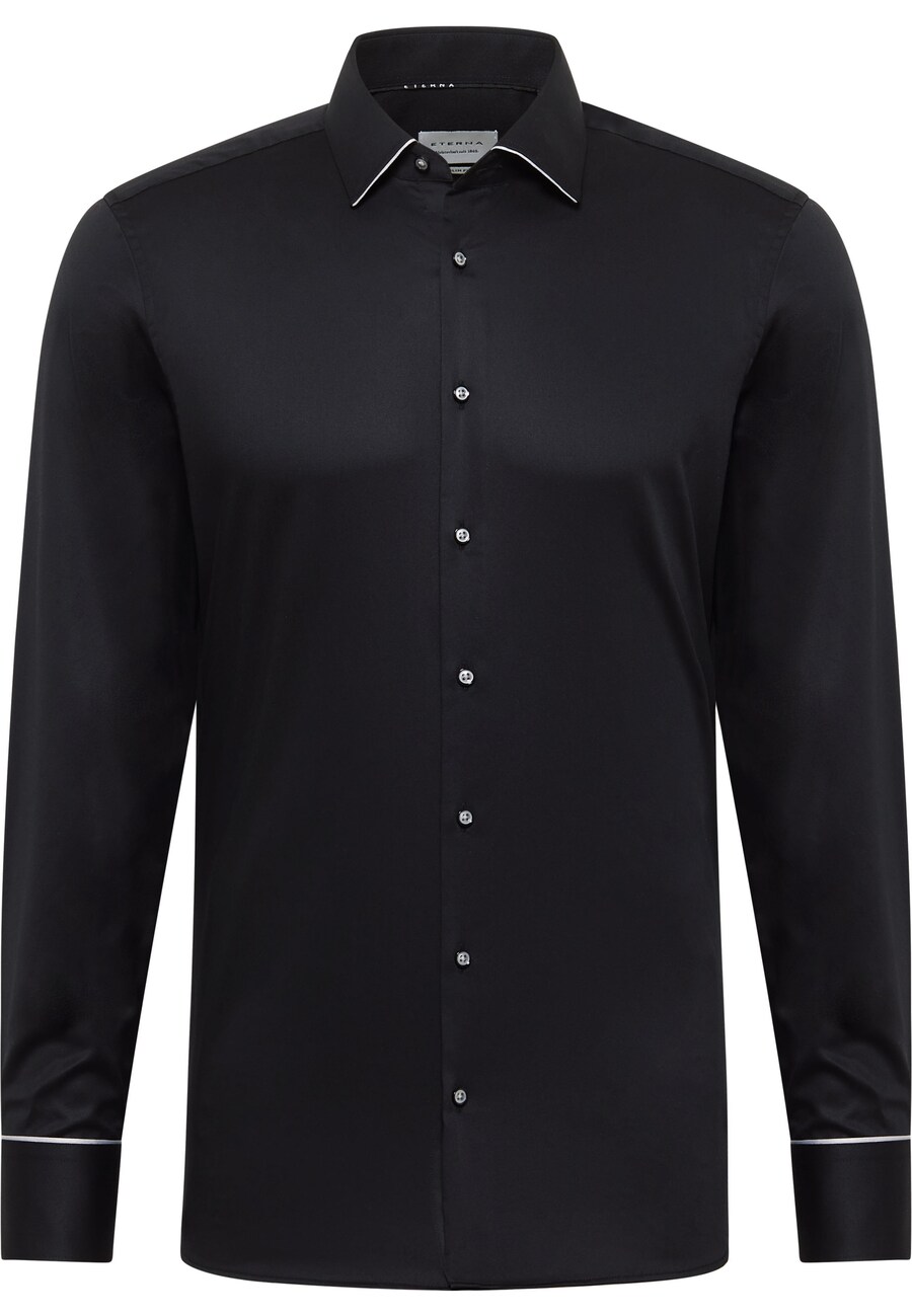 Рубашка делового кроя Slim Fit ETERNA, черный
Рубашка делового кроя Slim Fit ETERNA, черный
