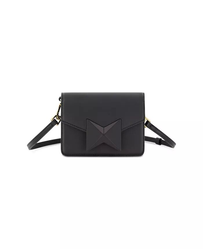 Мини-сумка через плечо из кожи с золотым ремешком Mac Duggal, черный
Мини-сумка через плечо из кожи с золотым ремешком Mac Duggal, черный