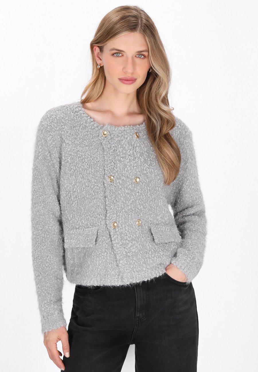 Кардиган DreiMaster Cardigan, Grey Melange/Grey
Кардиган DreiMaster Cardigan, Grey Melange/Grey
