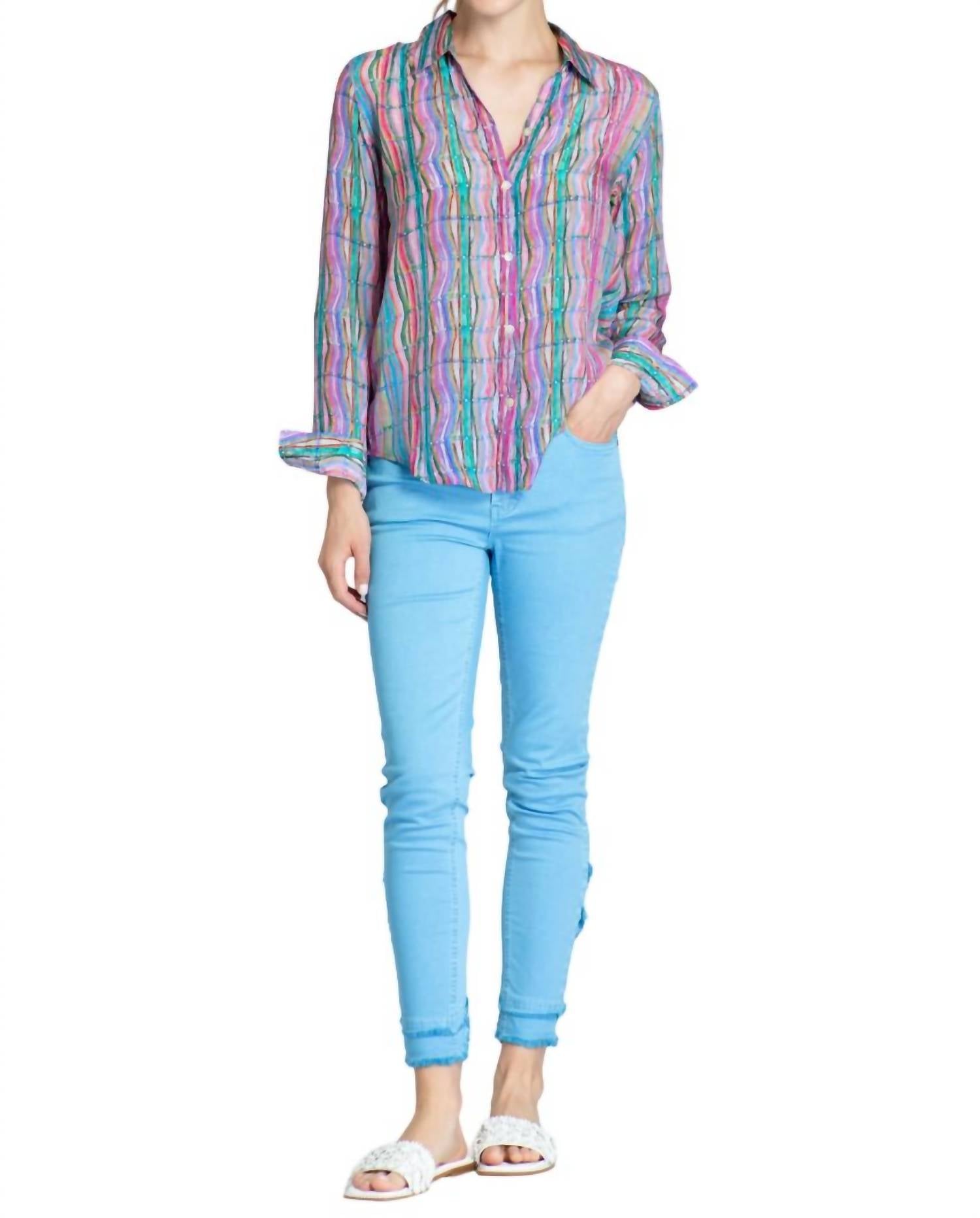 Рубашка Candle Wax Button-Front в цвете Multi APNY
Рубашка Candle Wax Button-Front в цвете Multi APNY