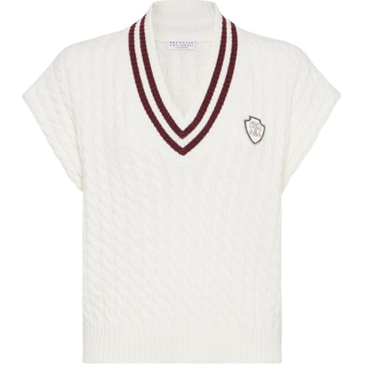 Вязаный свитер с V-образным вырезом Brunello Cucinelli, Panama
Вязаный свитер с V-образным вырезом Brunello Cucinelli, Panama