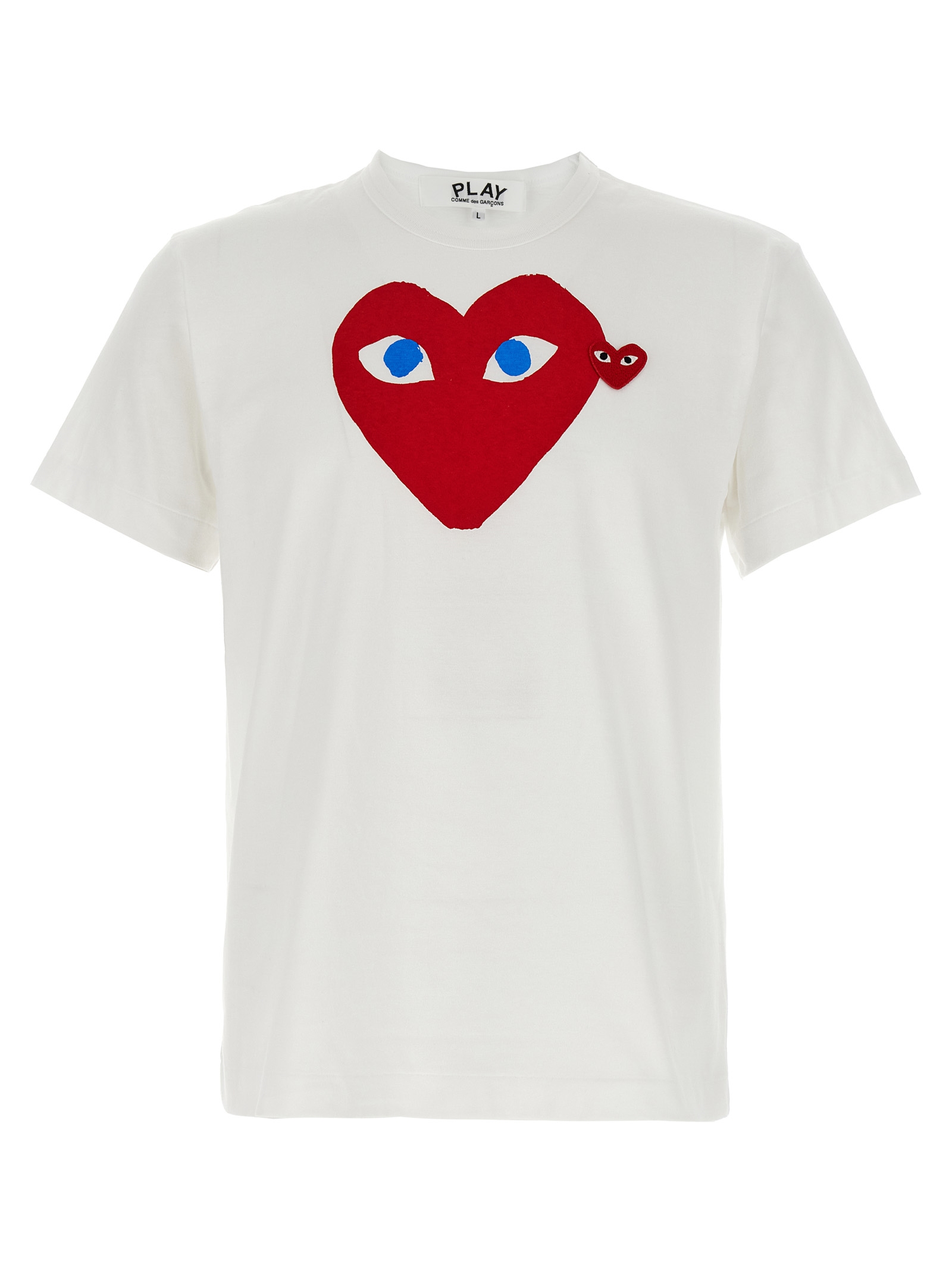 Футболка с принтом и нашивкой с логотипом Comme Des Garçons Play, красный
Футболка с принтом и нашивкой с логотипом Comme Des Garçons Play, красный