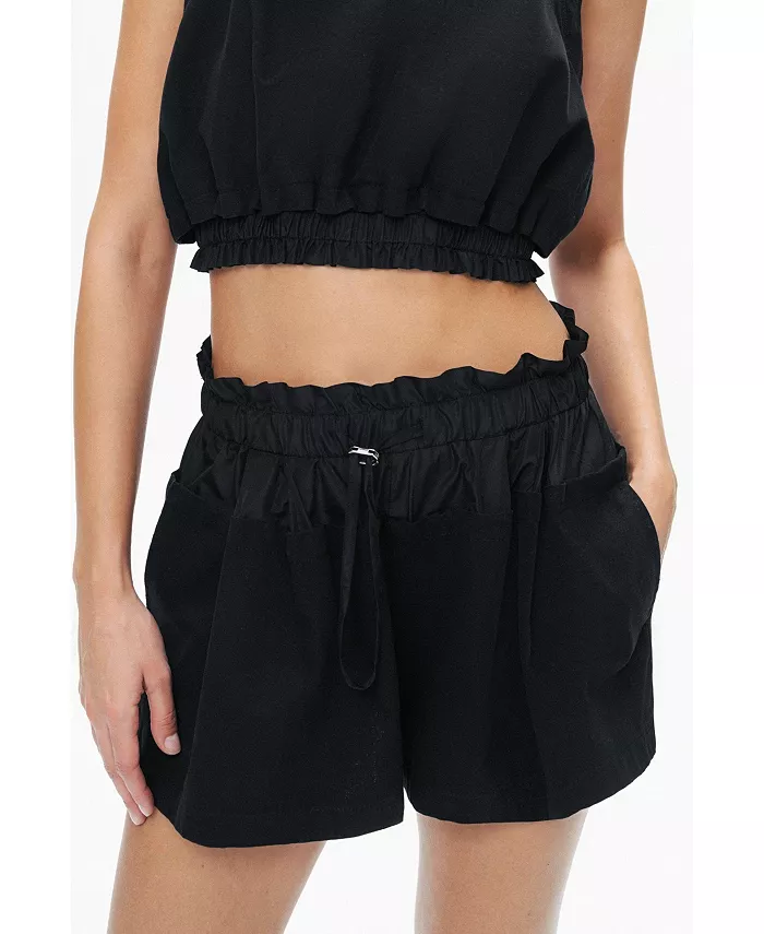 Женские мини-шорты с принтами NOCTURNE, черный
Женские мини-шорты с принтами NOCTURNE, черный