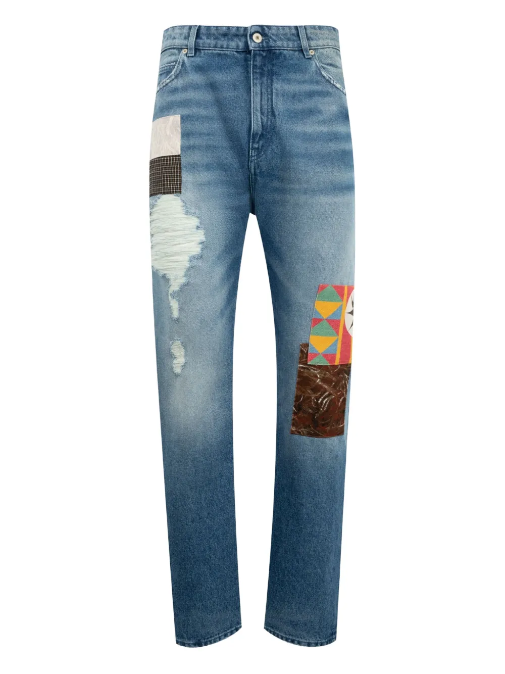 Джинсы в технике пэчворк LOEWE, синий
Джинсы в технике пэчворк LOEWE, синий