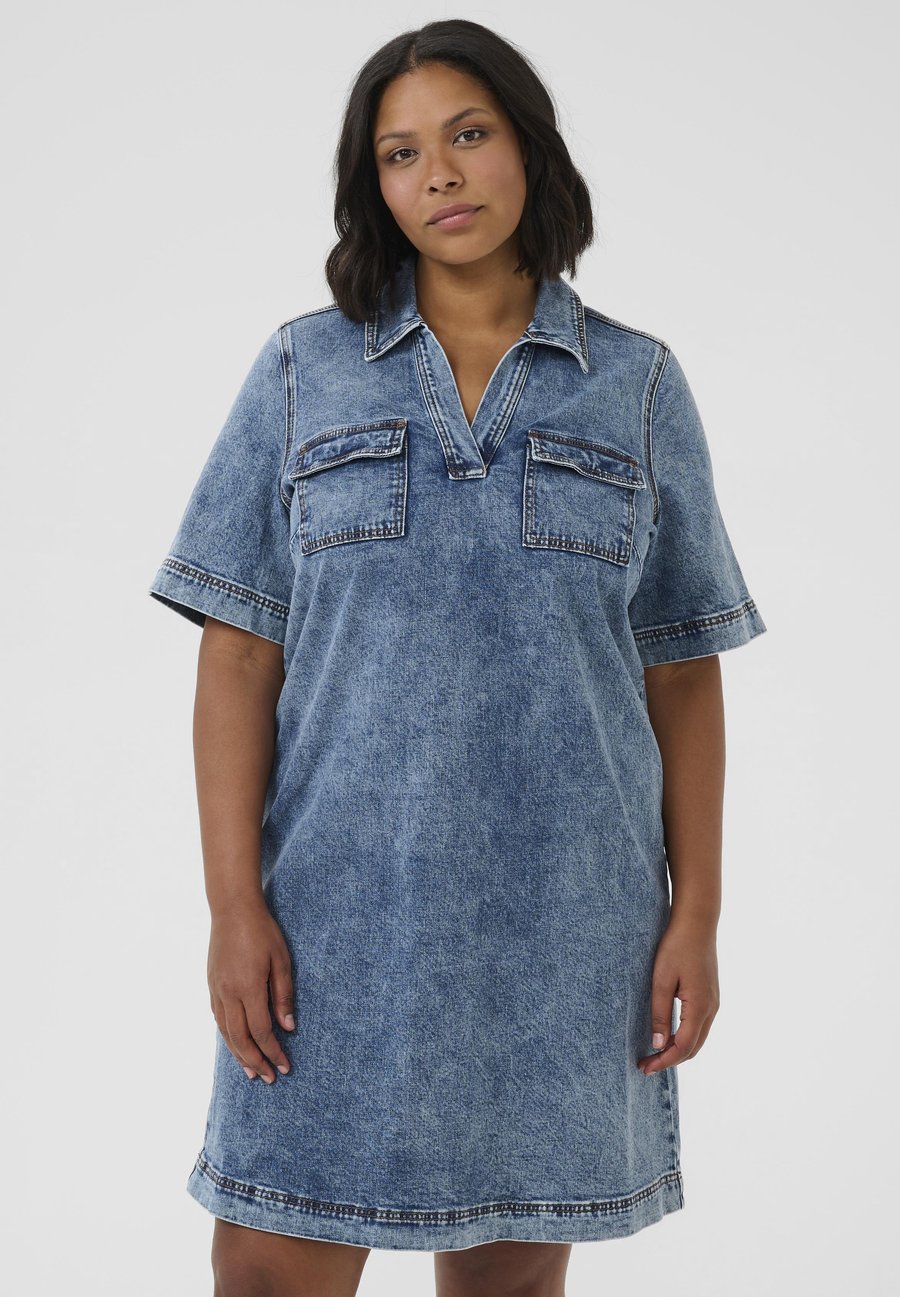 Платье Kaffe Curve ELONA, Washed Medium Blue Denim/Blue Denim
Платье Kaffe Curve ELONA, Washed Medium Blue Denim/Blue Denim