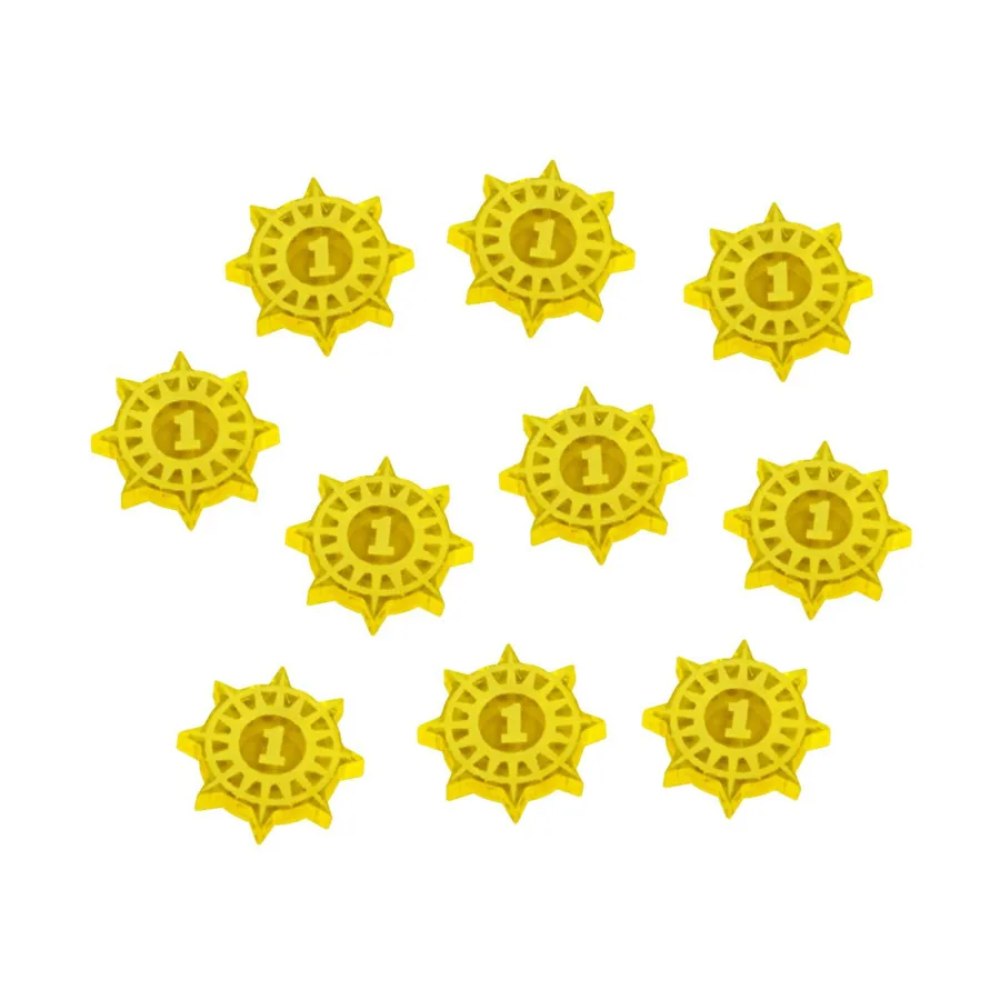 Жетоны очков славы Шпиля — прозрачный желтый (10), Warhammer - Age of Sigmar Accessories (Litko Aerosystems)
Жетоны очков славы Шпиля — прозрачный желтый (10), Warhammer - Age of Sigmar Accessories (Litko Aerosystems)