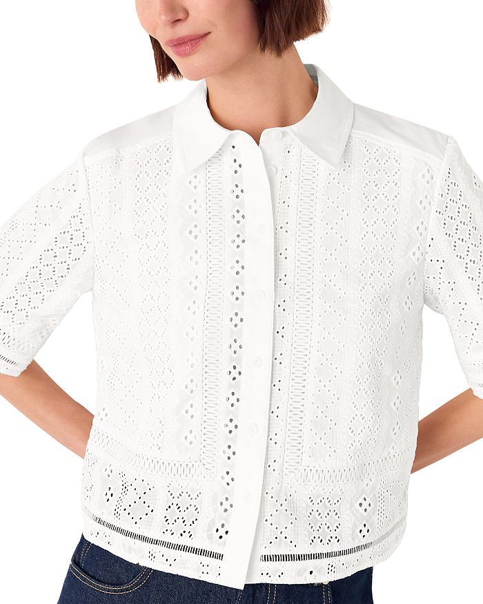 Вышитая рубашка Whistles, белый
Вышитая рубашка Whistles, белый