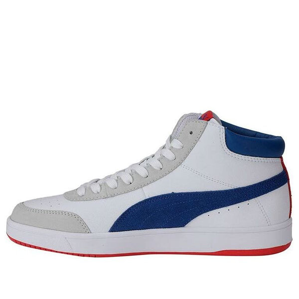 Кроссовки court legend sl collar 'white gray blue' Puma, белый 
Кроссовки court legend sl collar 'white gray blue' Puma, белый