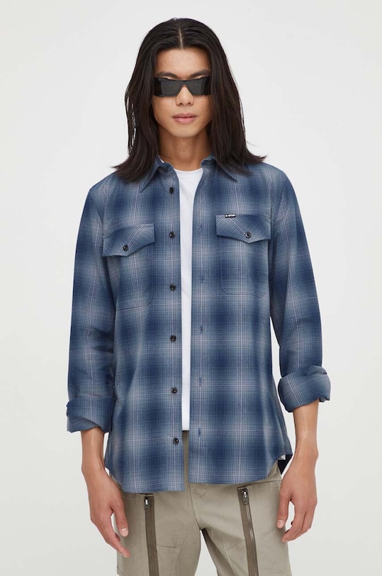 Хлопковая рубашка G-Star, темно-синий
Хлопковая рубашка G-Star, темно-синий