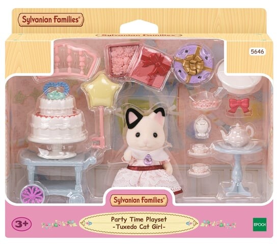Sylvanian Families, Коллекционные фигурки, Набор для вечеринки по случаю дня рождения с фигуркой
Sylvanian Families, Коллекционные фигурки, Набор для вечеринки по случаю дня рождения с фигуркой