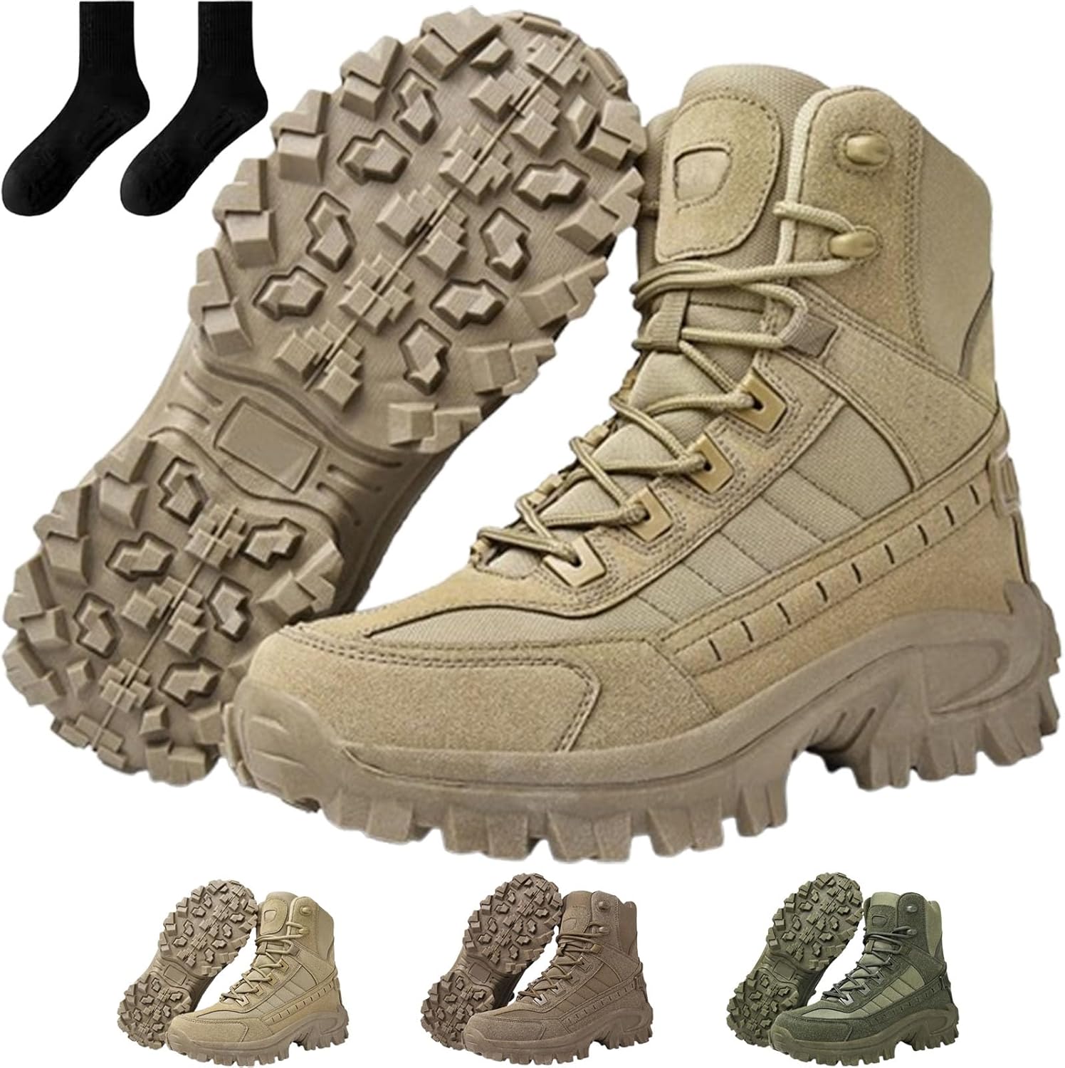 Мужские ортопедические защитные ботинки, водонепроницаемые походные ботинки против растяжений, легкие с амортизацией ударов Generic, хаки
Мужские ортопедические защитные ботинки, водонепроницаемые походные ботинки против растяжений, легкие с амортизацией ударов Generic, хаки
