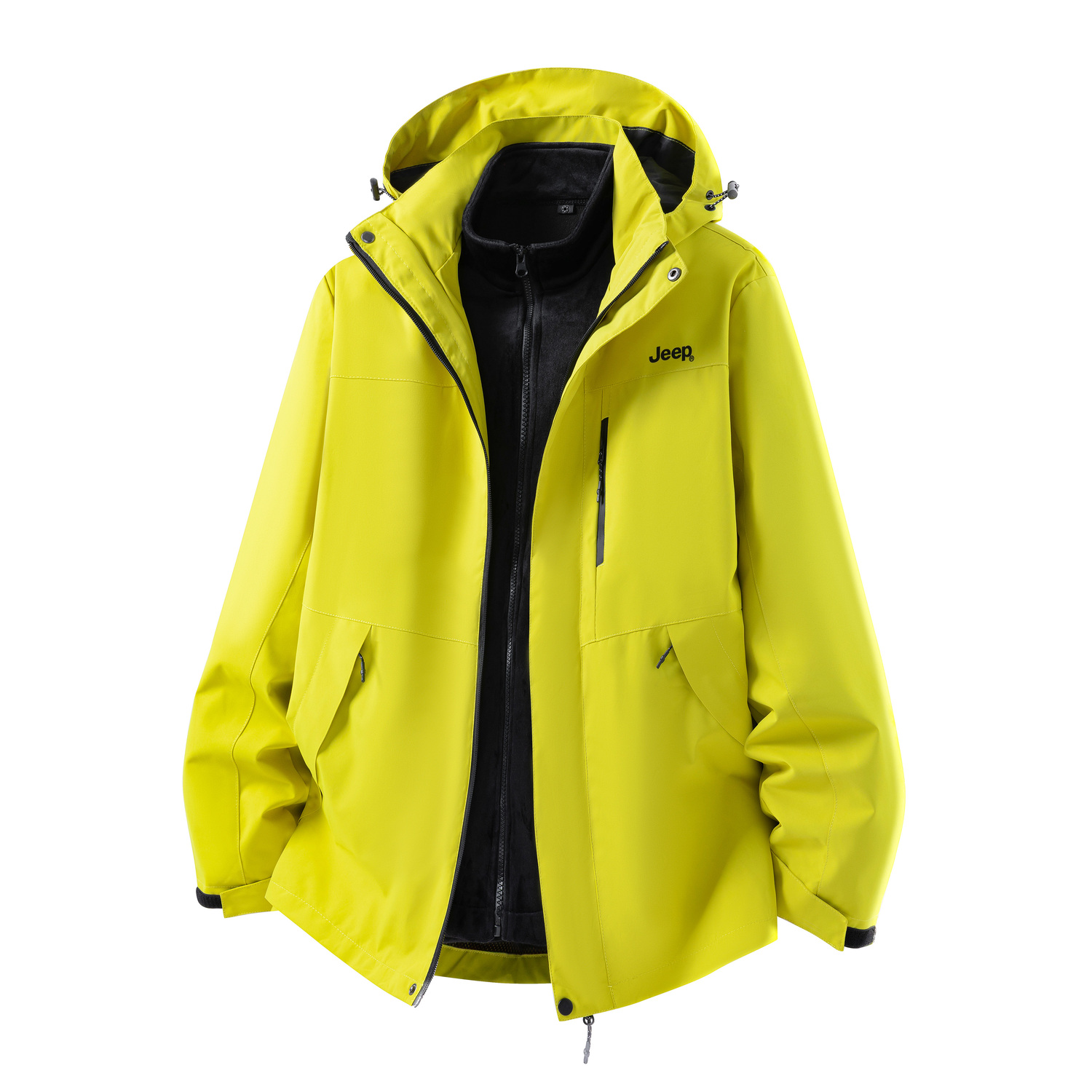 Jeep Куртка из коллекции Leisure Unisex, Neon Green (Fleece Liner+Shell Clothing Sets)
Jeep Куртка из коллекции Leisure Unisex, Neon Green (Fleece Liner+Shell Clothing Sets)