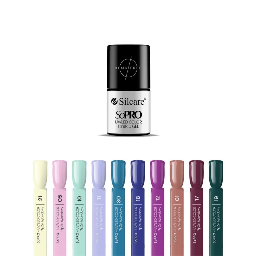 Набор из 10 лаков для ногтей Silcare SoPro
Набор из 10 лаков для ногтей Silcare SoPro