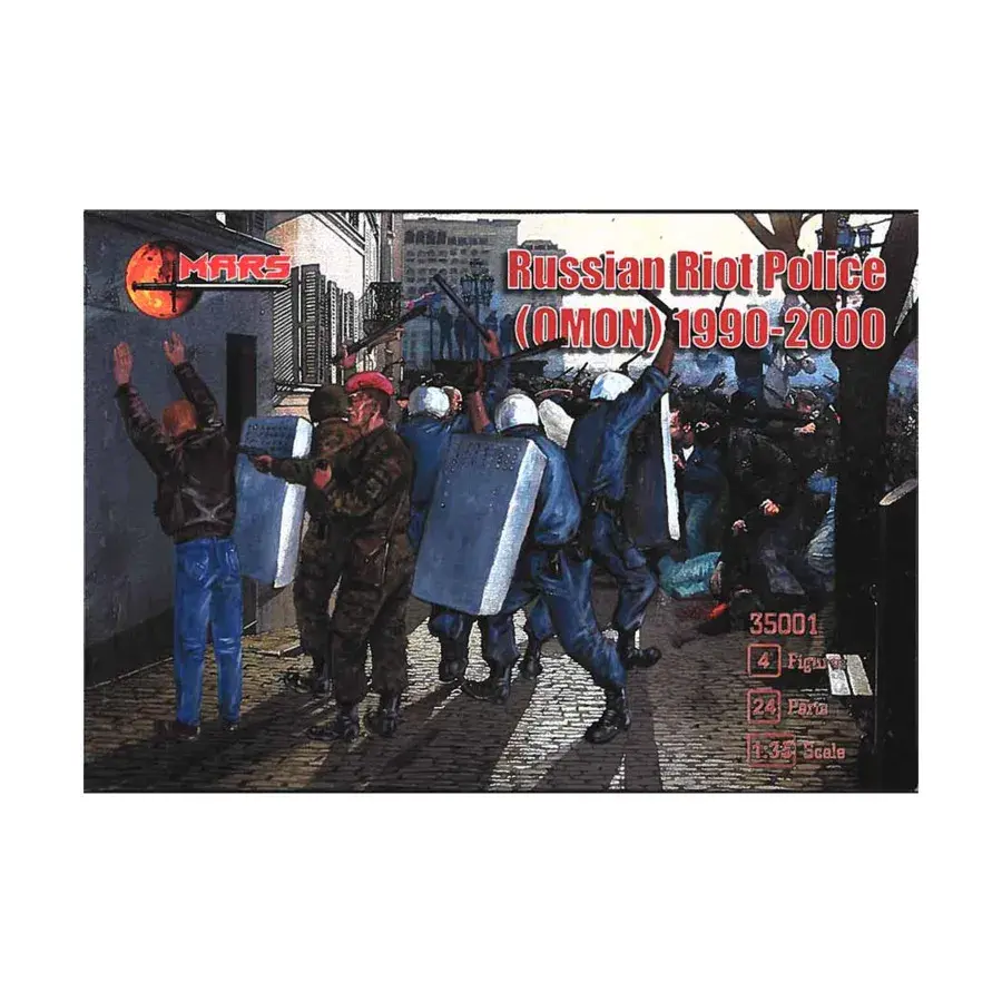 Российский ОМОН - ОМОН (1990-200), Historical Miniatures (1:35) (Mars Figures)
Российский ОМОН - ОМОН (1990-200), Historical Miniatures (1:35) (Mars Figures)