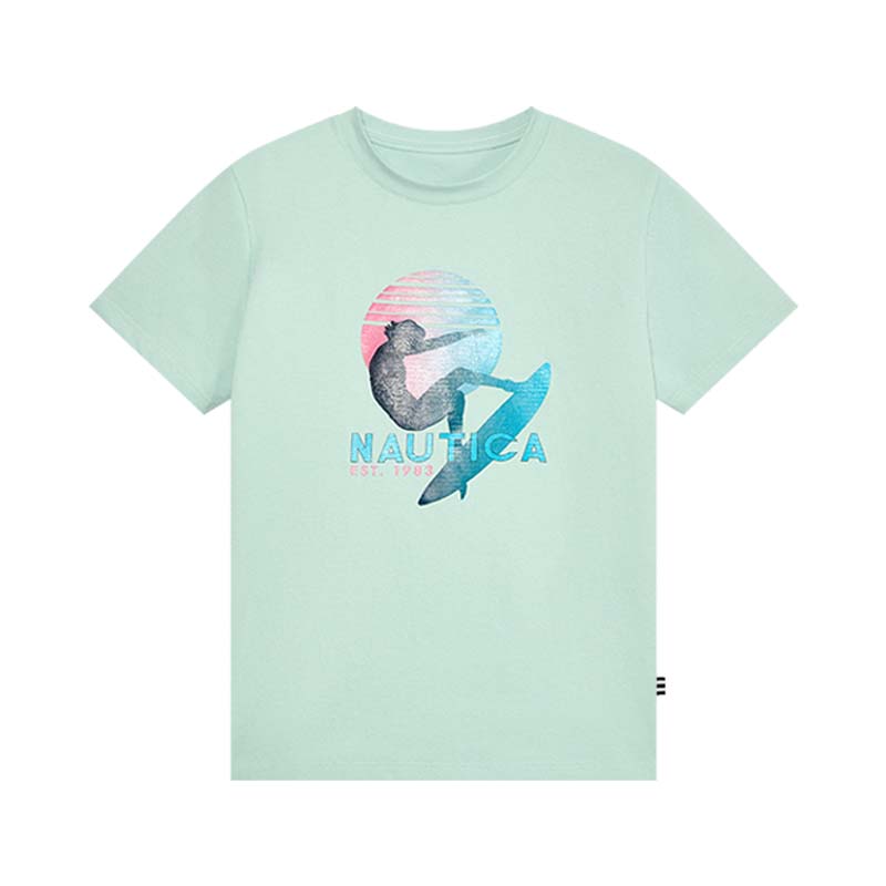 Футболка с коротким рукавом для подростков NAUTICA, зеленый
Футболка с коротким рукавом для подростков NAUTICA, зеленый