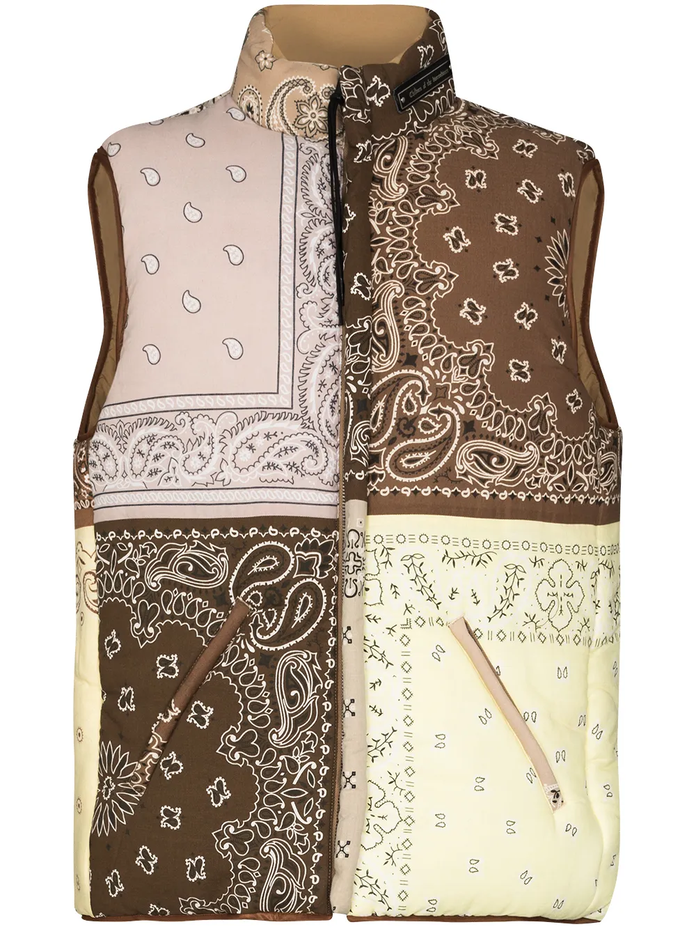 Двусторонний жилет с узором Children Of The Discordance, нейтральный
Двусторонний жилет с узором Children Of The Discordance, нейтральный