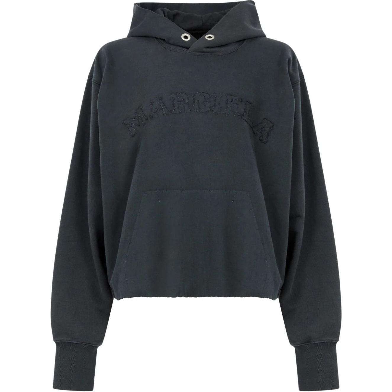 Хлопковый худи с вышитым логотипом Maison Margiela, тёмно-серый
Хлопковый худи с вышитым логотипом Maison Margiela, тёмно-серый