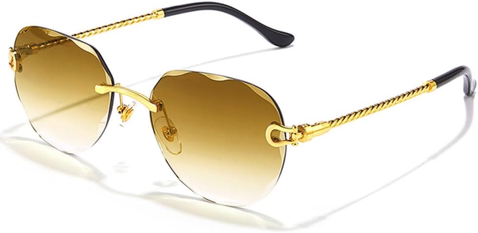 Солнцезащитные очки Polygon Gradient для женщин с металлическими изогнутыми дужками, модель Ocean, без оправы, модные солнцезащитные очки для женщин с защитой от УФ-излучения UV400 WNCKSQ, C03 Gold Tea
Солнцезащитные очки Polygon Gradient для женщин с металлическими изогнутыми дужками, модель Ocean, без оправы, модные солнцезащитные очки для женщин с защитой от УФ-излучения UV400 WNCKSQ, C03 Gold Tea