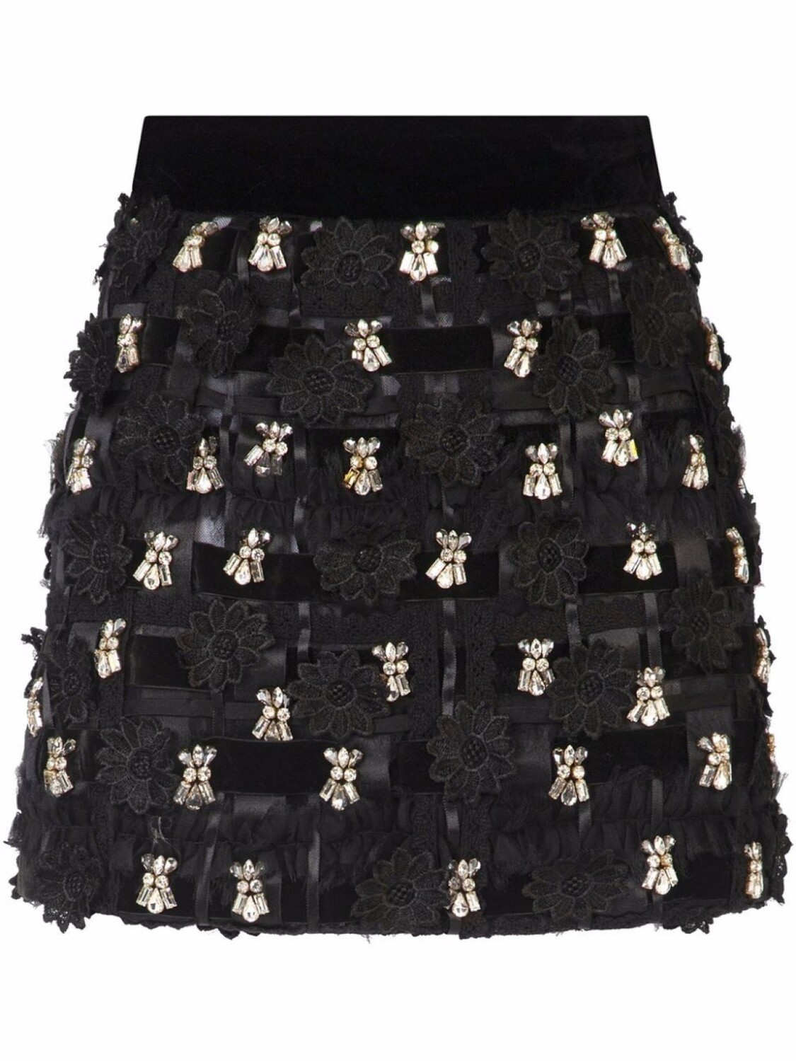 Dolce & Gabbana юбка мини с цветочной аппликацией, черный
Dolce & Gabbana юбка мини с цветочной аппликацией, черный