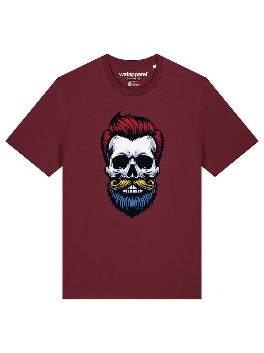 Рубашка Watapparel Hipster Skull, бордовый
Рубашка Watapparel Hipster Skull, бордовый