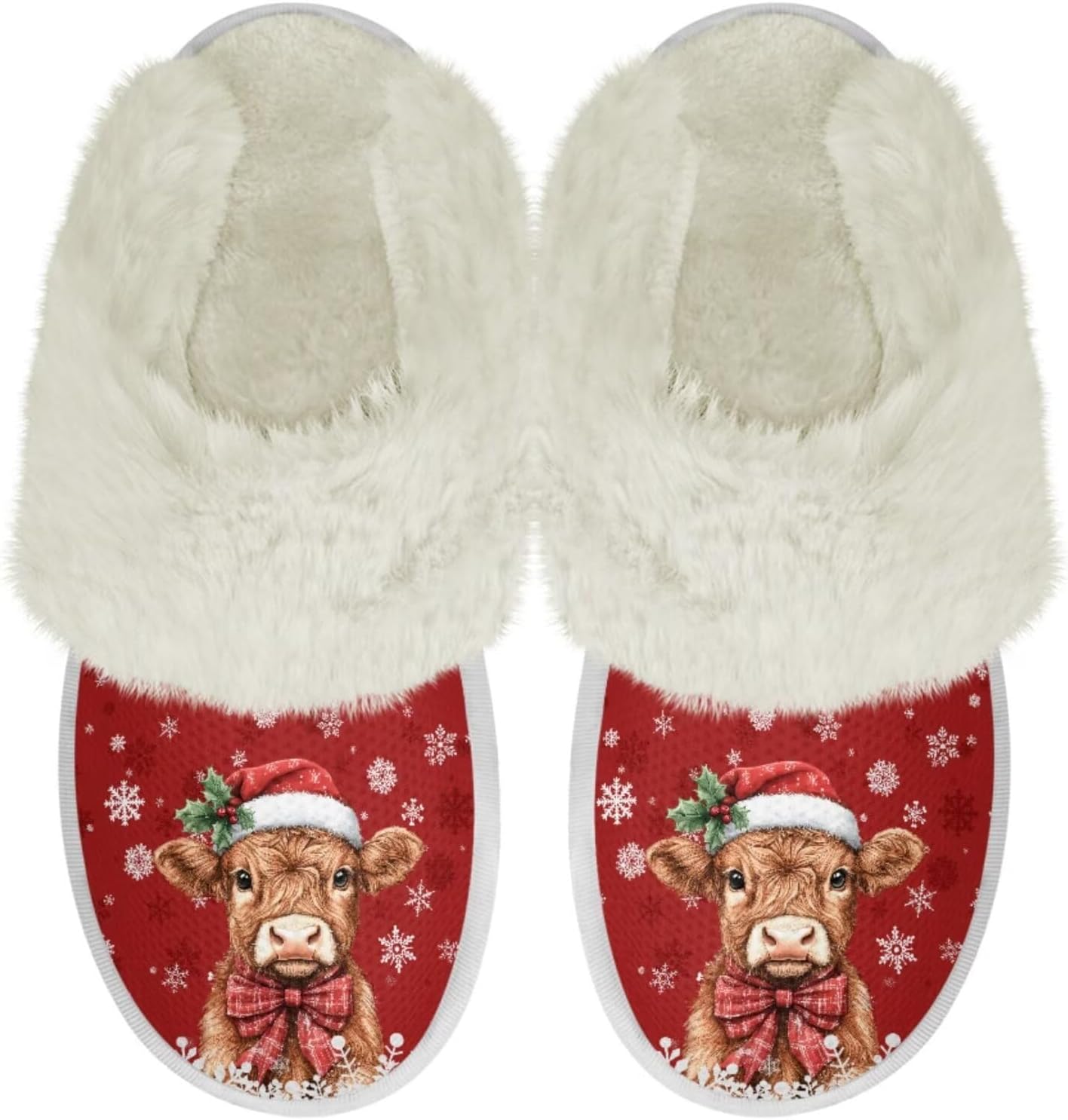 Домашние тапочки Binienty для женщин и мужчин с эффектом памяти, для дома и улицы, пушистые тапочки для спальни, Christmas Highland Cow
Домашние тапочки Binienty для женщин и мужчин с эффектом памяти, для дома и улицы, пушистые тапочки для спальни, Christmas Highland Cow
