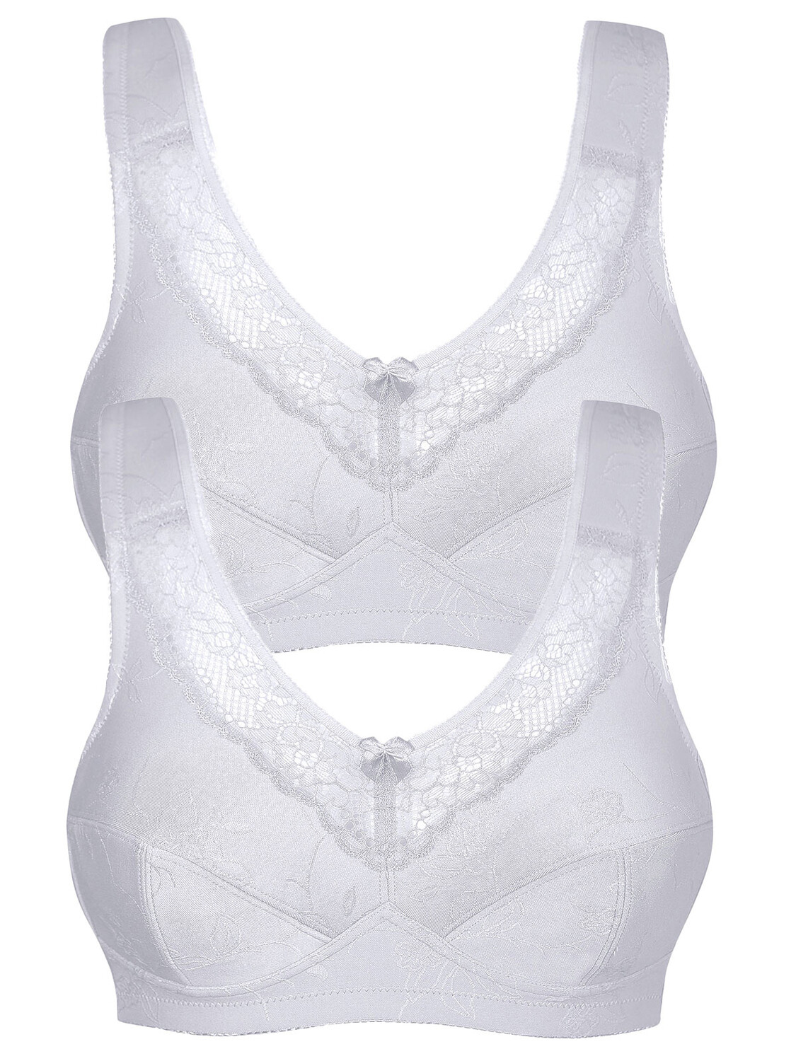 Бюстгальтер без косточек SUSA 2er Pack Entlastungs BH ohne Bügel Basic, цвет weiss weiss
Бюстгальтер без косточек SUSA 2er Pack Entlastungs BH ohne Bügel Basic, цвет weiss weiss