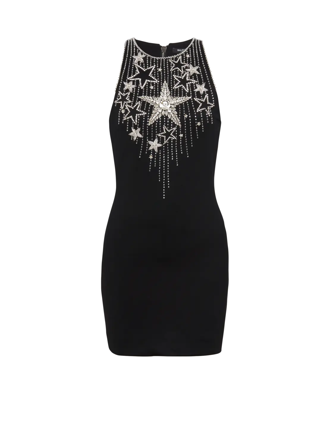 Короткое платье с вышивкой в виде звезд Balmain, черный
Короткое платье с вышивкой в виде звезд Balmain, черный