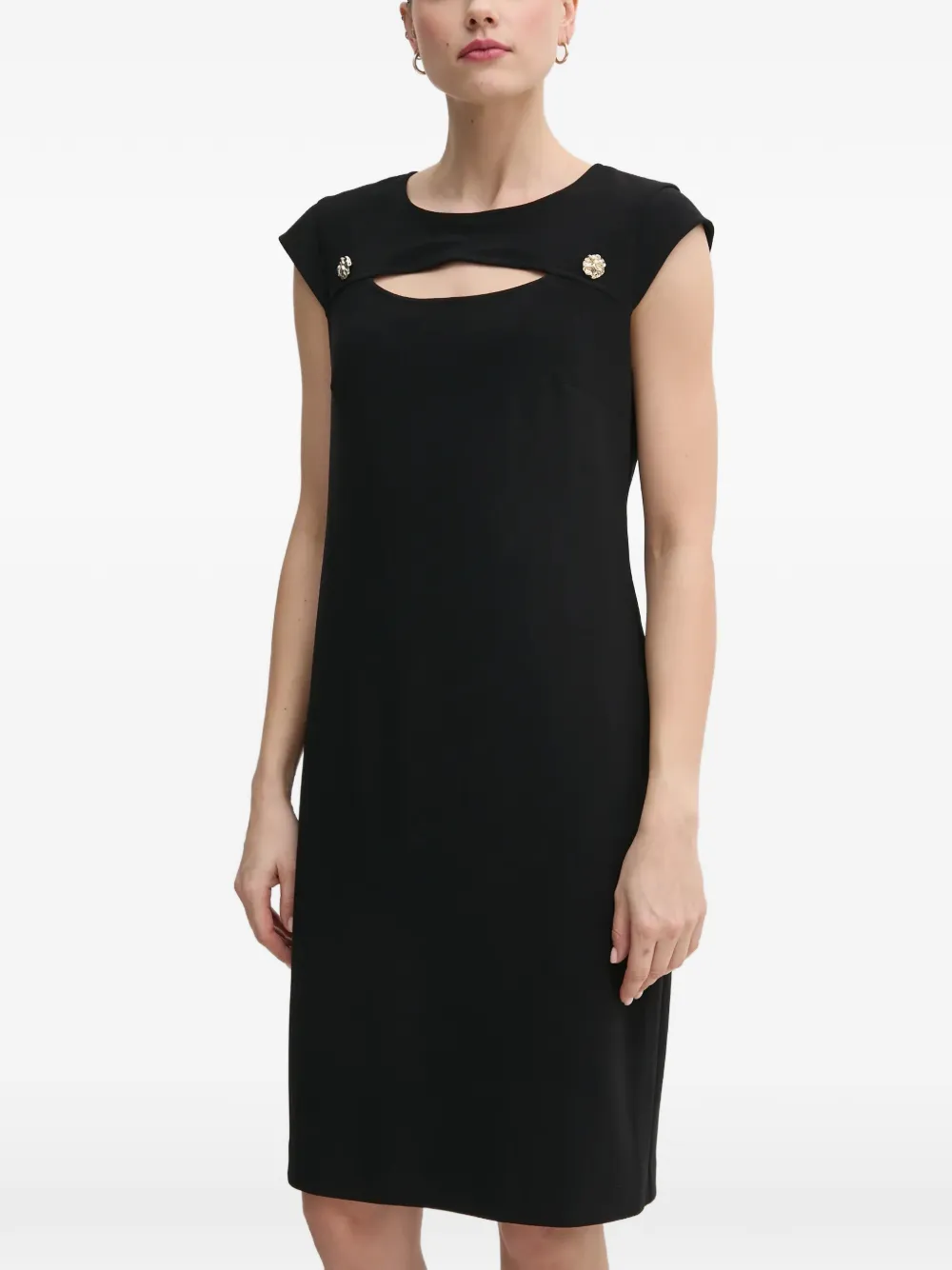 Мини-платье с вырезами и декором Joseph Ribkoff, черный
Мини-платье с вырезами и декором Joseph Ribkoff, черный