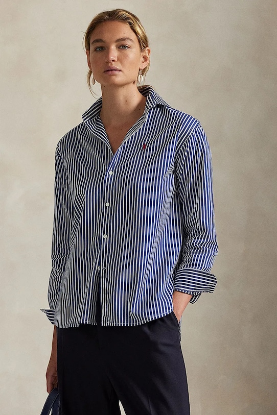 Хлопковая рубашка Polo Ralph Lauren, темно-синий
Хлопковая рубашка Polo Ralph Lauren, темно-синий