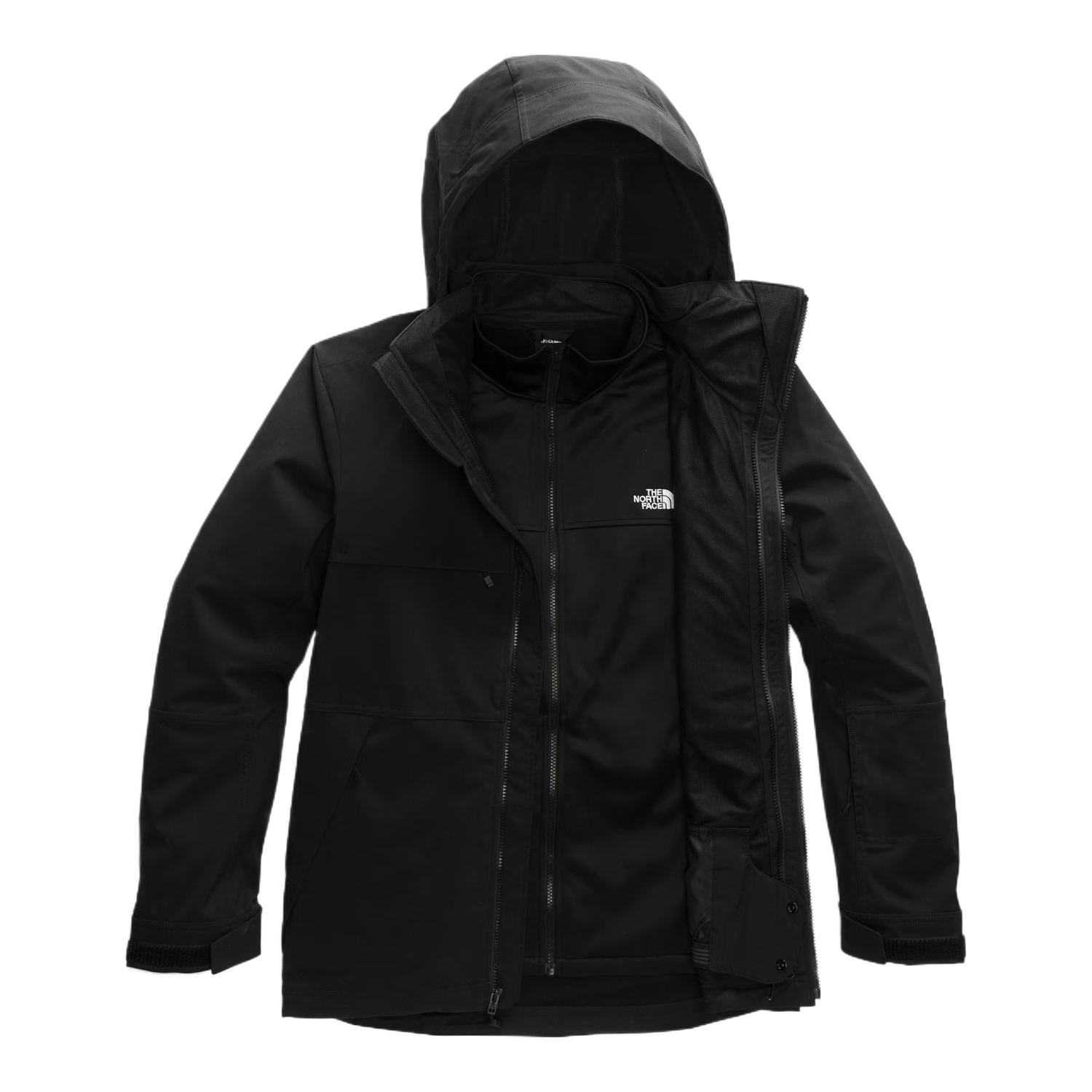 THE NORTH FACE Куртка мужская черная с капюшоном Moderate Soft Shell
THE NORTH FACE Куртка мужская черная с капюшоном Moderate Soft Shell