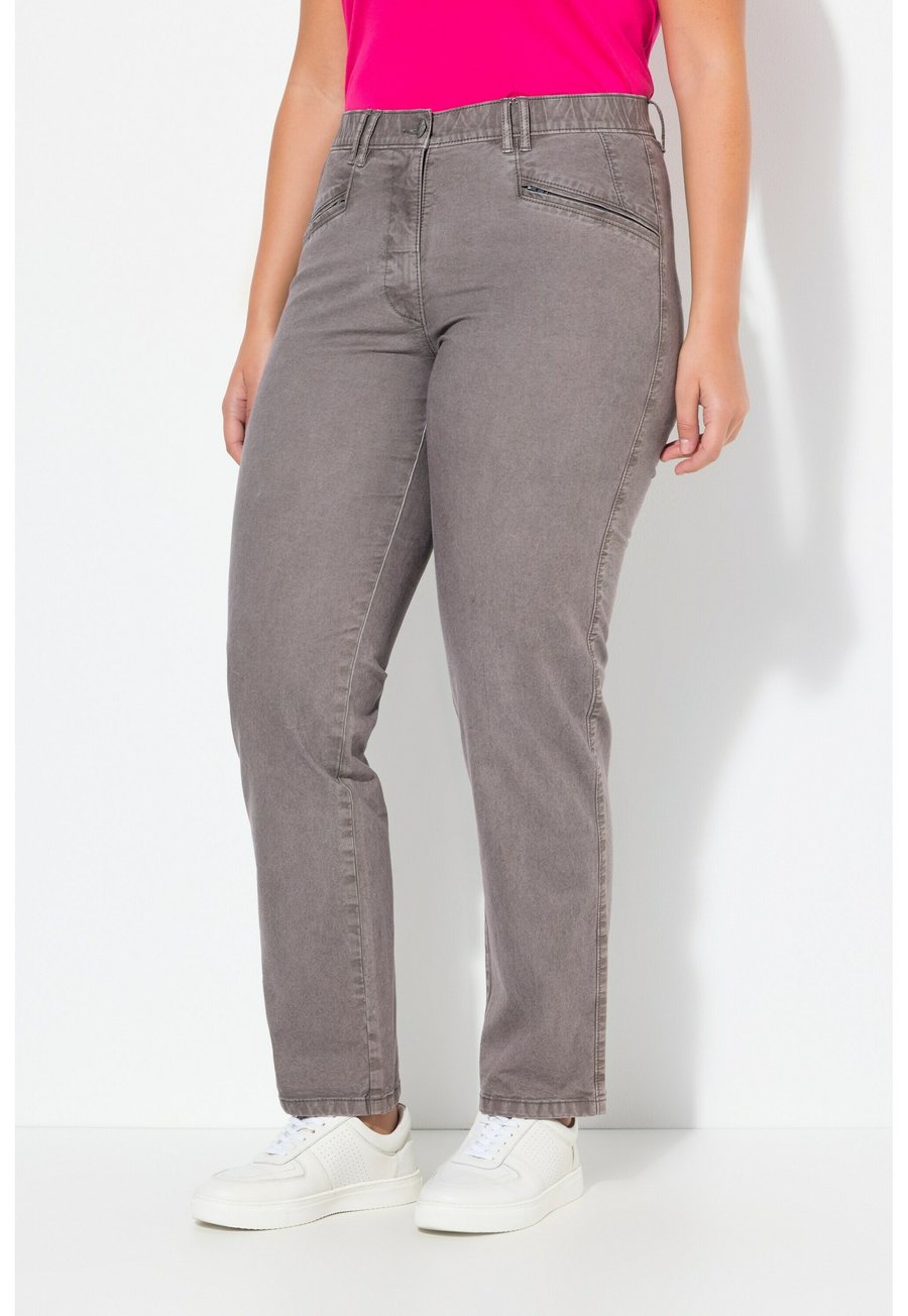 Брюки Ulla Popken TAPERED LEG MONY , Graphite Grey/Grey
Брюки Ulla Popken TAPERED LEG MONY , Graphite Grey/Grey