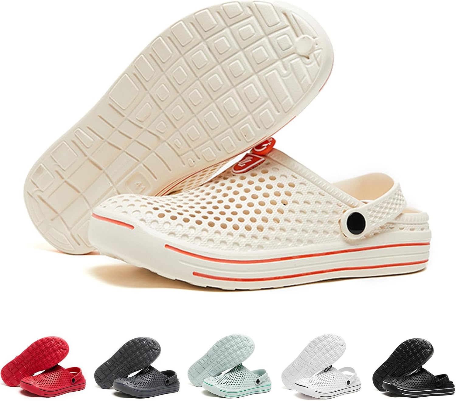 Мужские модные сабо больших размеров, нескользящие сандалии с закрытым носком, ударопрочные прогулочные туфли с мягкой подошвой, дышащая обувь для сада и улицы, пляжные сандалии Gezolligheid, Apricot
Мужские модные сабо больших размеров, нескользящие сандалии с закрытым носком, ударопрочные прогулочные туфли с мягкой подошвой, дышащая обувь для сада и улицы, пляжные сандалии Gezolligheid, Apricot