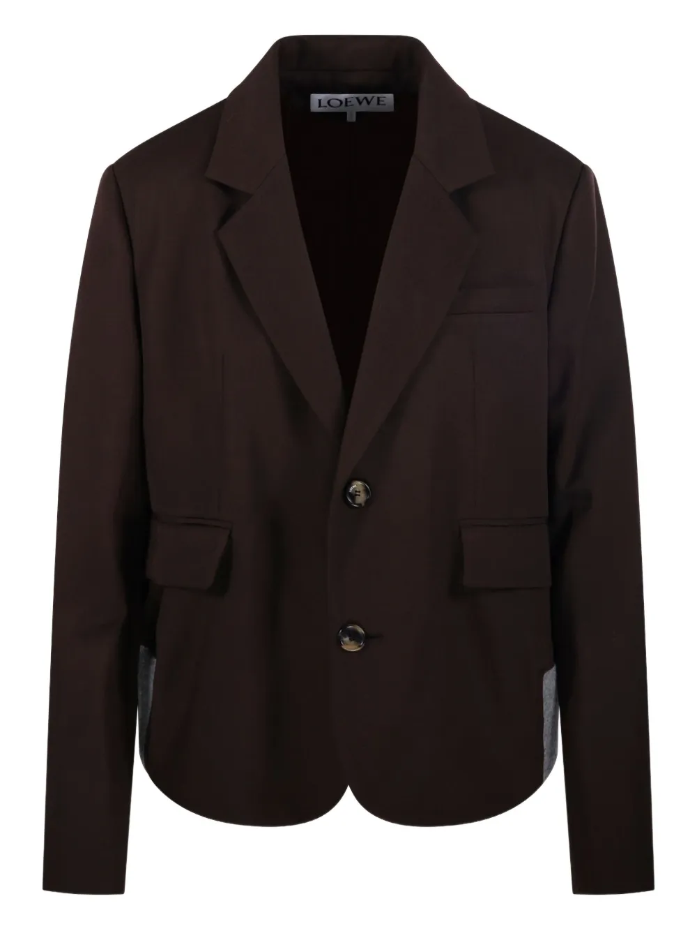 Пиджак на пуговицах Loewe, коричневый
Пиджак на пуговицах Loewe, коричневый
