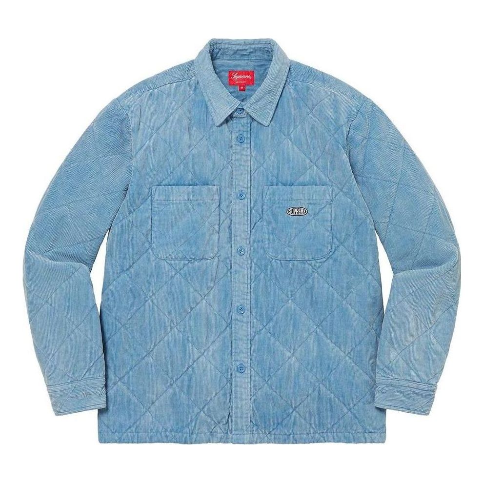 Рубашка Supreme Quilted Corduroy Shirt 'Teal'
Рубашка Supreme Quilted Corduroy Shirt 'Teal'