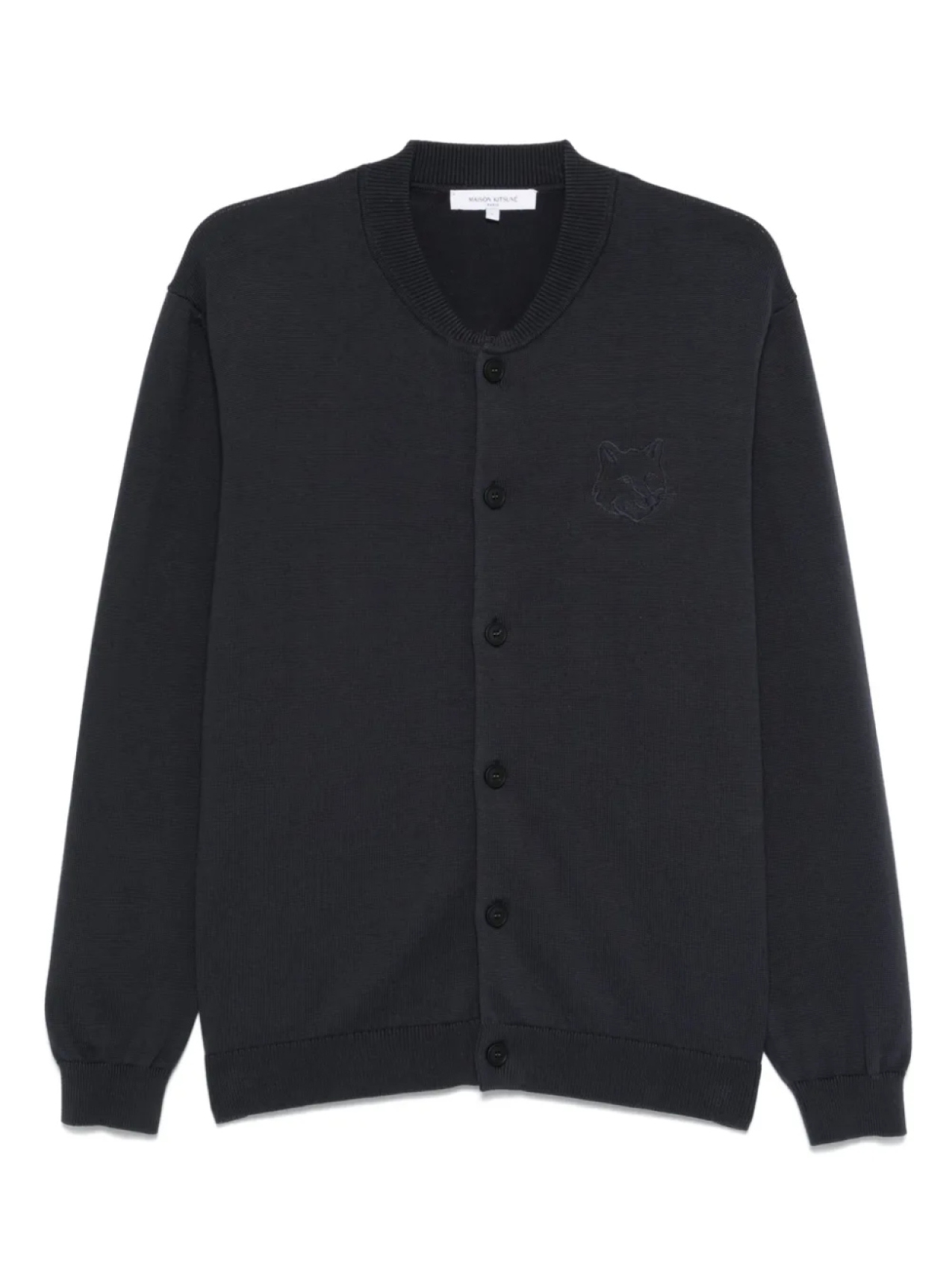 Кардиган с вышитой головой лисы Maison Kitsuné, синий
Кардиган с вышитой головой лисы Maison Kitsuné, синий