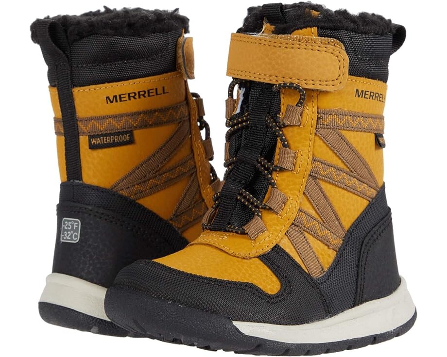 Ботинки Merrell Snow Crush 2.0 Jr Waterproof, цвет Wheat 
Ботинки Merrell Snow Crush 2.0 Jr Waterproof, цвет Wheat