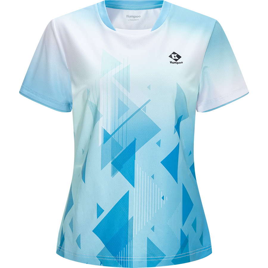 Футболка для бадминтона женская синяя KUMPOO
Футболка для бадминтона женская синяя KUMPOO