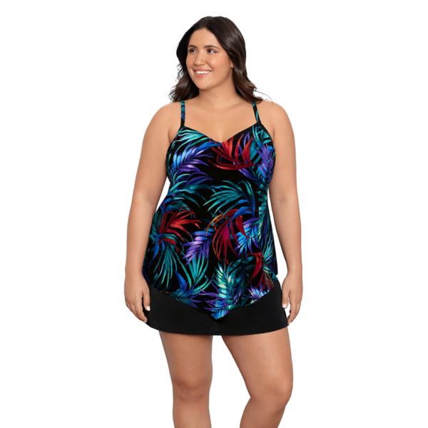 Топ-Танкини с концентрическими углами больших размеров Trimshaper, мультиколор
Топ-Танкини с концентрическими углами больших размеров Trimshaper, мультиколор