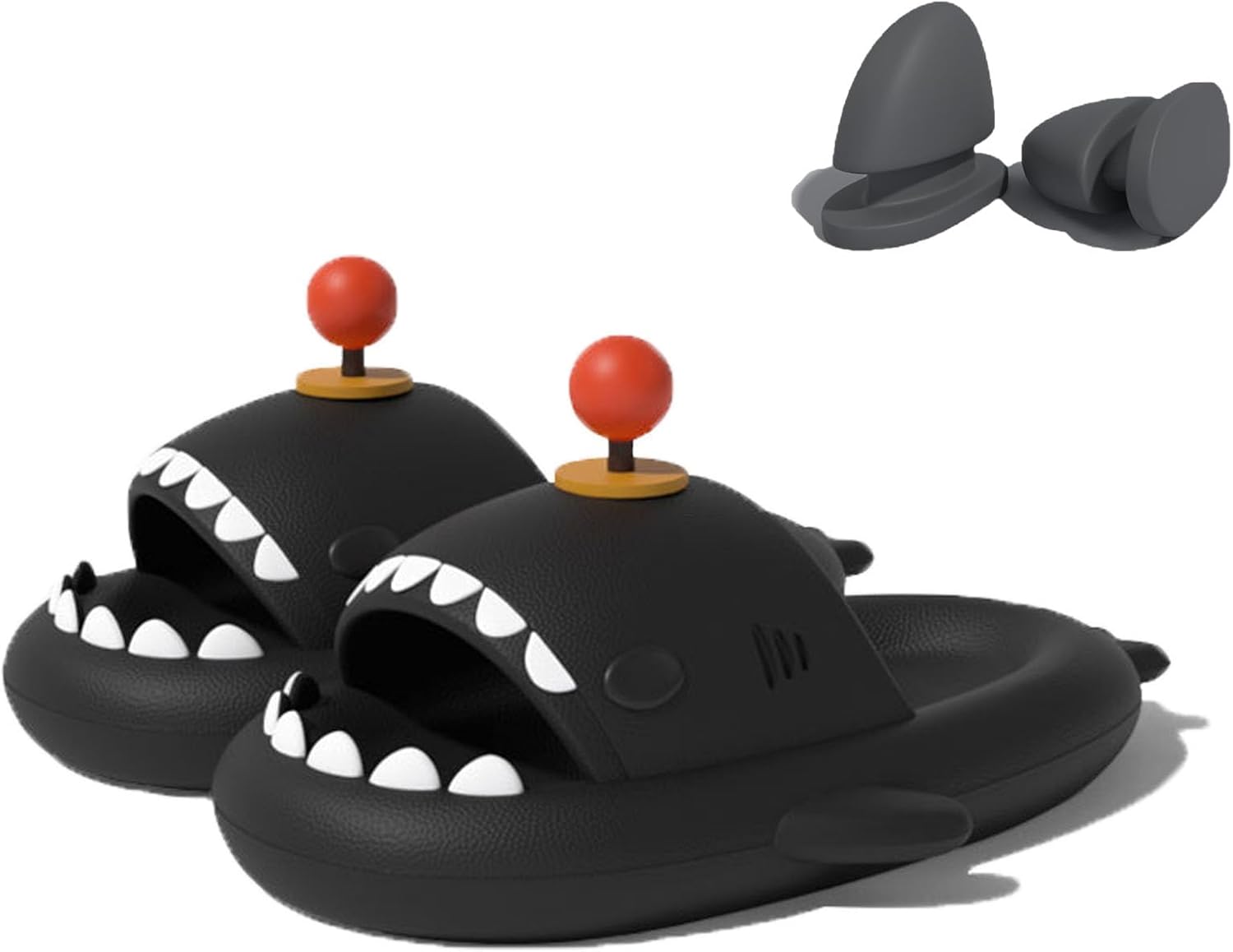 Тапочки Zureto Shark с 3D забавными плавниками, унисекс, тускло-облачные, с открытым носком, для душа, бассейна и пляжа, из ЭВА, Gamepad
Тапочки Zureto Shark с 3D забавными плавниками, унисекс, тускло-облачные, с открытым носком, для душа, бассейна и пляжа, из ЭВА, Gamepad