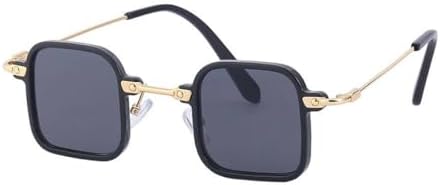 2027 Модные панк-солнцезащитные очки маленького квадратного размера для женщин, винтажные солнцезащитные очки в стиле стимпанк для мужчин и хип-хоп для женщин MTZJH, Black
2027 Модные панк-солнцезащитные очки маленького квадратного размера для женщин, винтажные солнцезащитные очки в стиле стимпанк для мужчин и хип-хоп для женщин MTZJH, Black