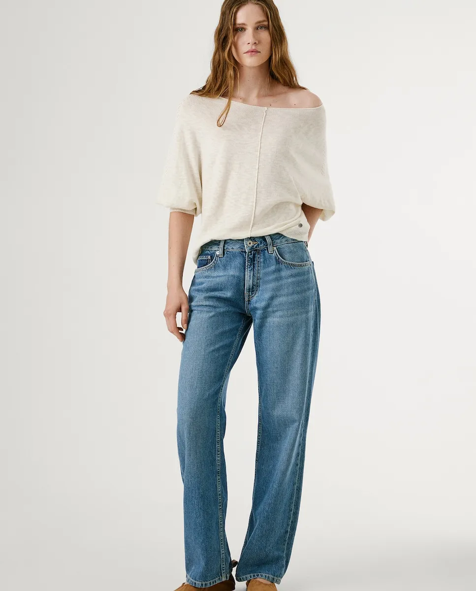 Ковбойские джинсы для женщин с заниженной посадкой и эффектом потертости Pepe Jeans, синий
Ковбойские джинсы для женщин с заниженной посадкой и эффектом потертости Pepe Jeans, синий