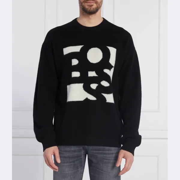 Шерсть Loskar стандартного кроя с добавлением кашемира Boss, черный
Шерсть Loskar стандартного кроя с добавлением кашемира Boss, черный