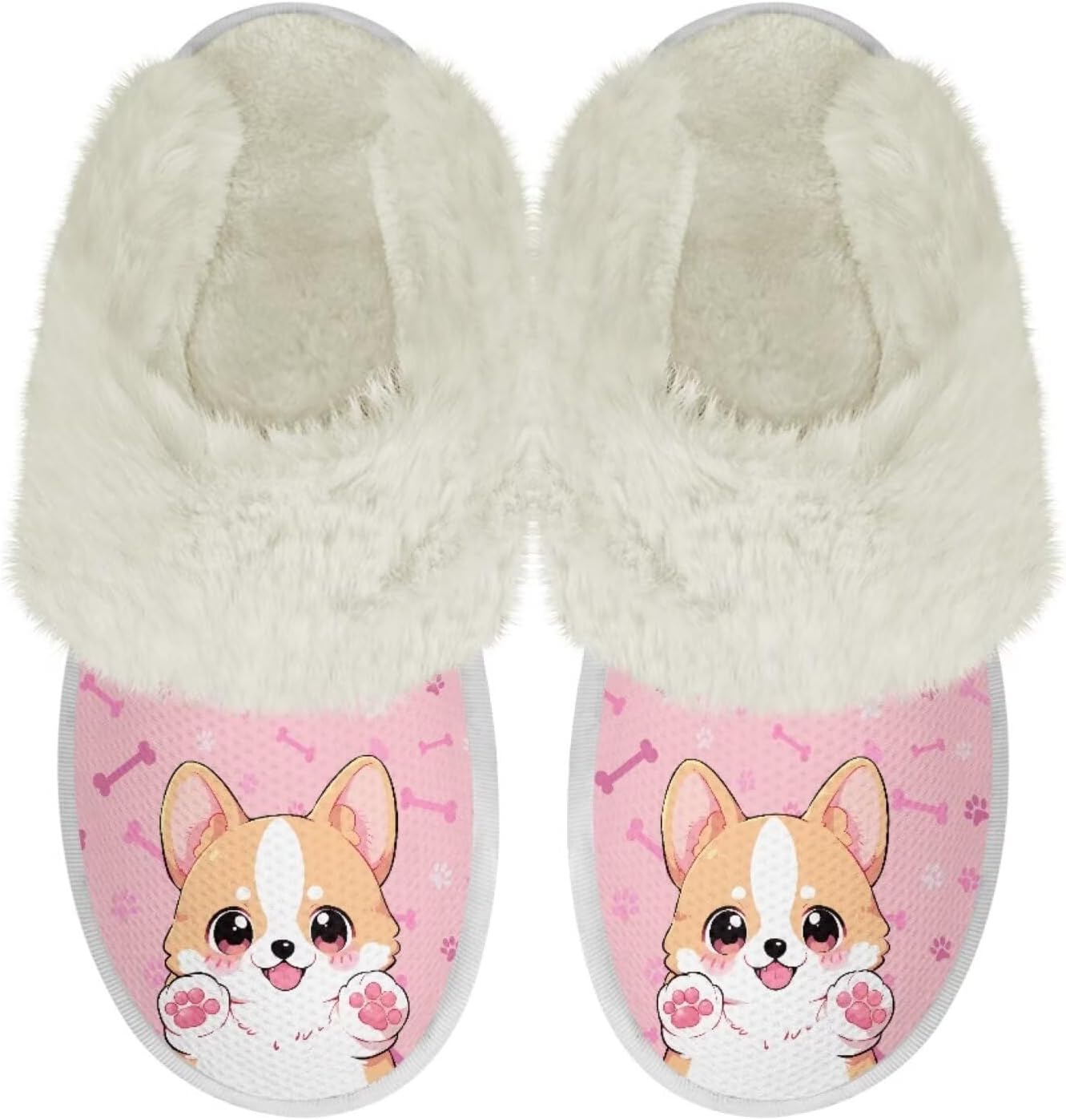 Мягкие тапочки для женщин и мужчин, домашние мультяшные тапочки, с нескользящей подошвой, из пены с эффектом памяти, пушистые, для дома и улицы Chririnla, Adorable Corgi Dog
Мягкие тапочки для женщин и мужчин, домашние мультяшные тапочки, с нескользящей подошвой, из пены с эффектом памяти, пушистые, для дома и улицы Chririnla, Adorable Corgi Dog